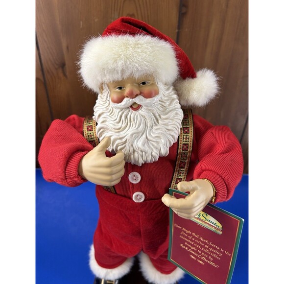 Santa Collectables Vintage Christmas 1998 Jingle Bell Rock Dancing 16" Santa - Picture 3 of 15